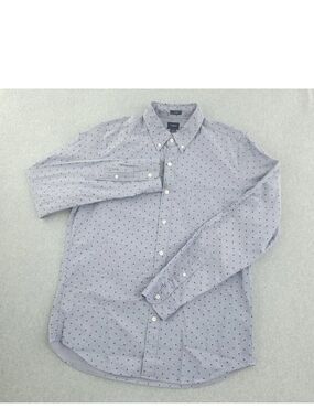 J. Crew Men’s Light Blue Heart Print Button-Down Shirt